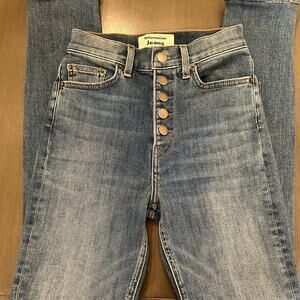 REFORMATION High Rise Button Fly Jeans